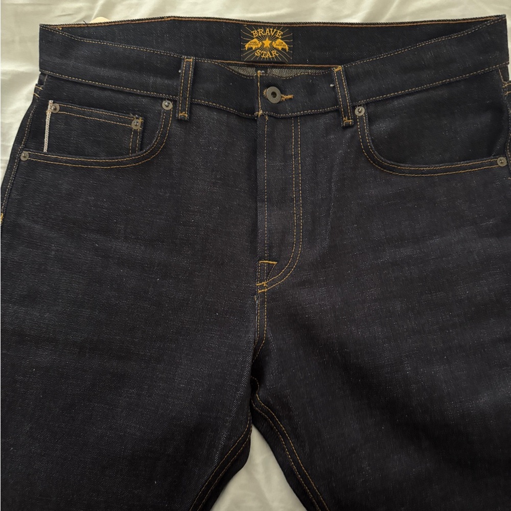 Brave Star Men's Slim Taper Jeans - 15oz “Heavy Sky ll” (Brand New)